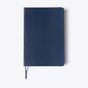 Carnet A5 classique bleu marine, vue de face - Bleu marine
