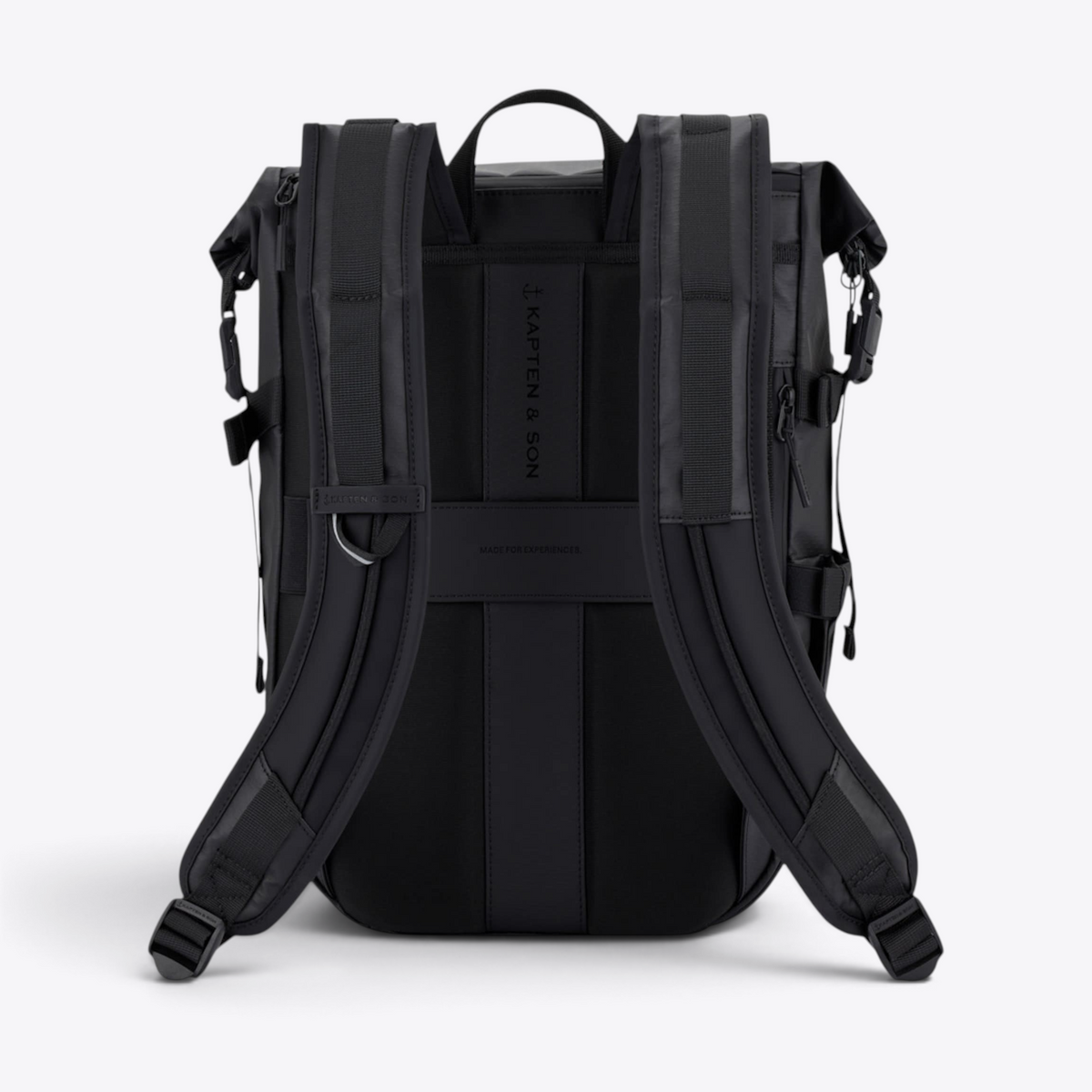 Lisbon Small Kapten & Son noir — vue arrière