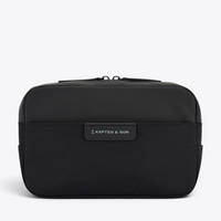 Bergen Pro Crossbody Kapten & Son noir — vue de face