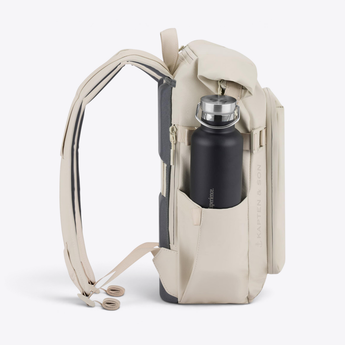 Lisbon Small Kapten & Son sandstone — vue de profil