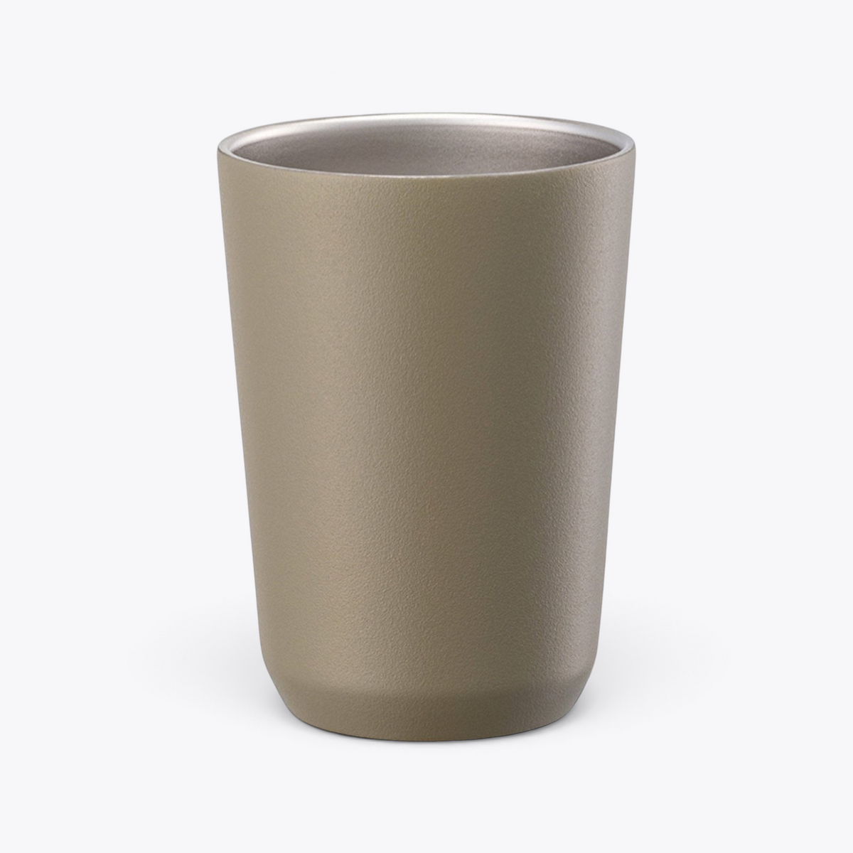 Mug Kinto kaki sans couvercle, vue de face