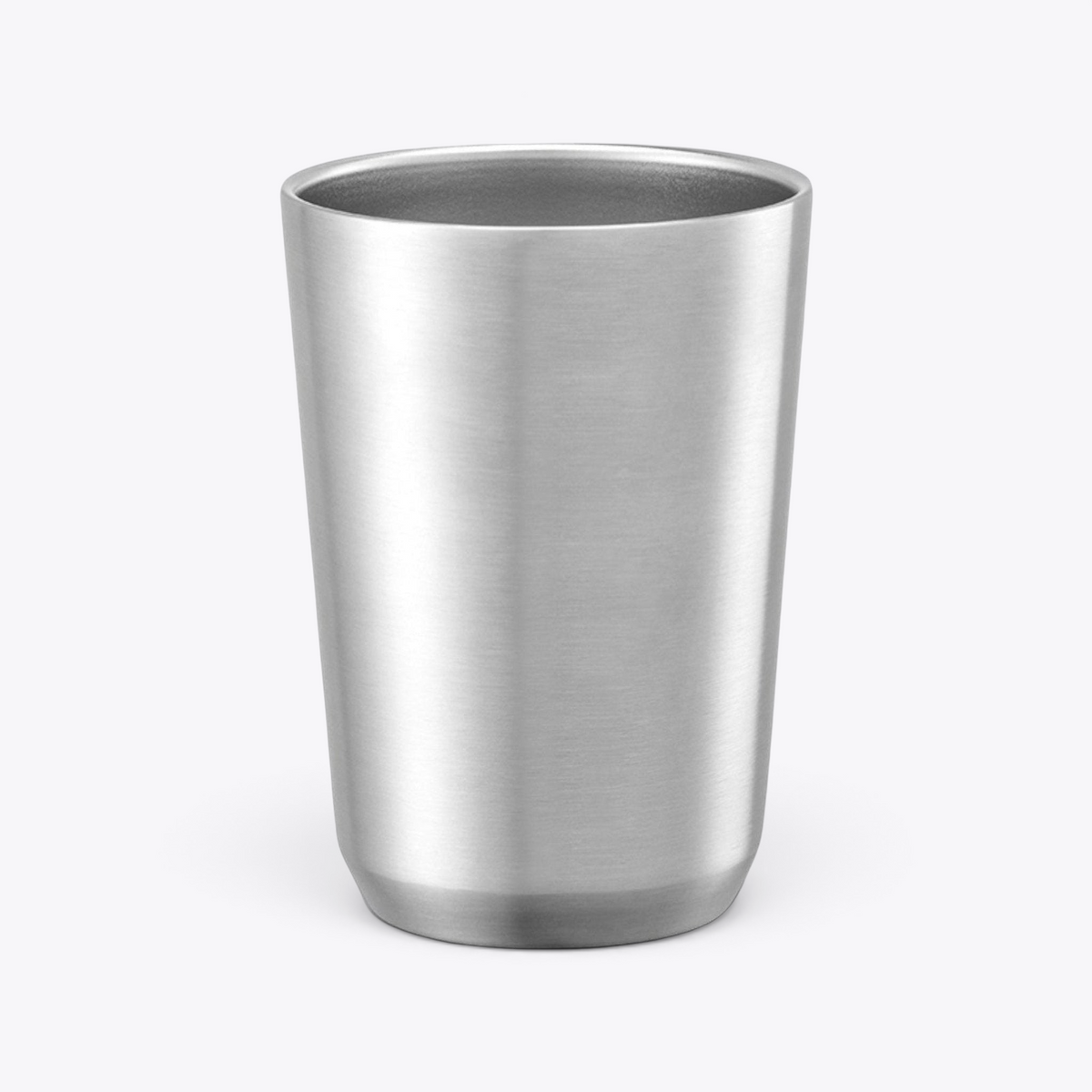 Mug Kinto argenté sans couvercle, vue de face