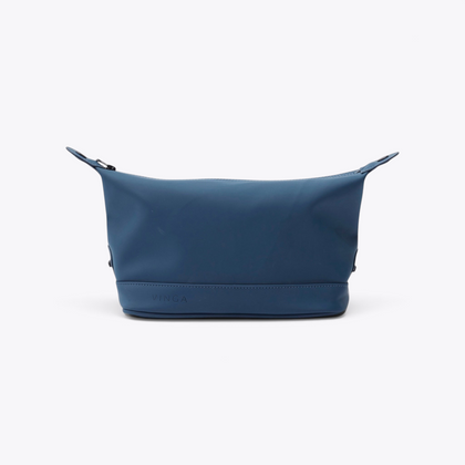 Trousse de toilette imperméable bleue, vue arrière