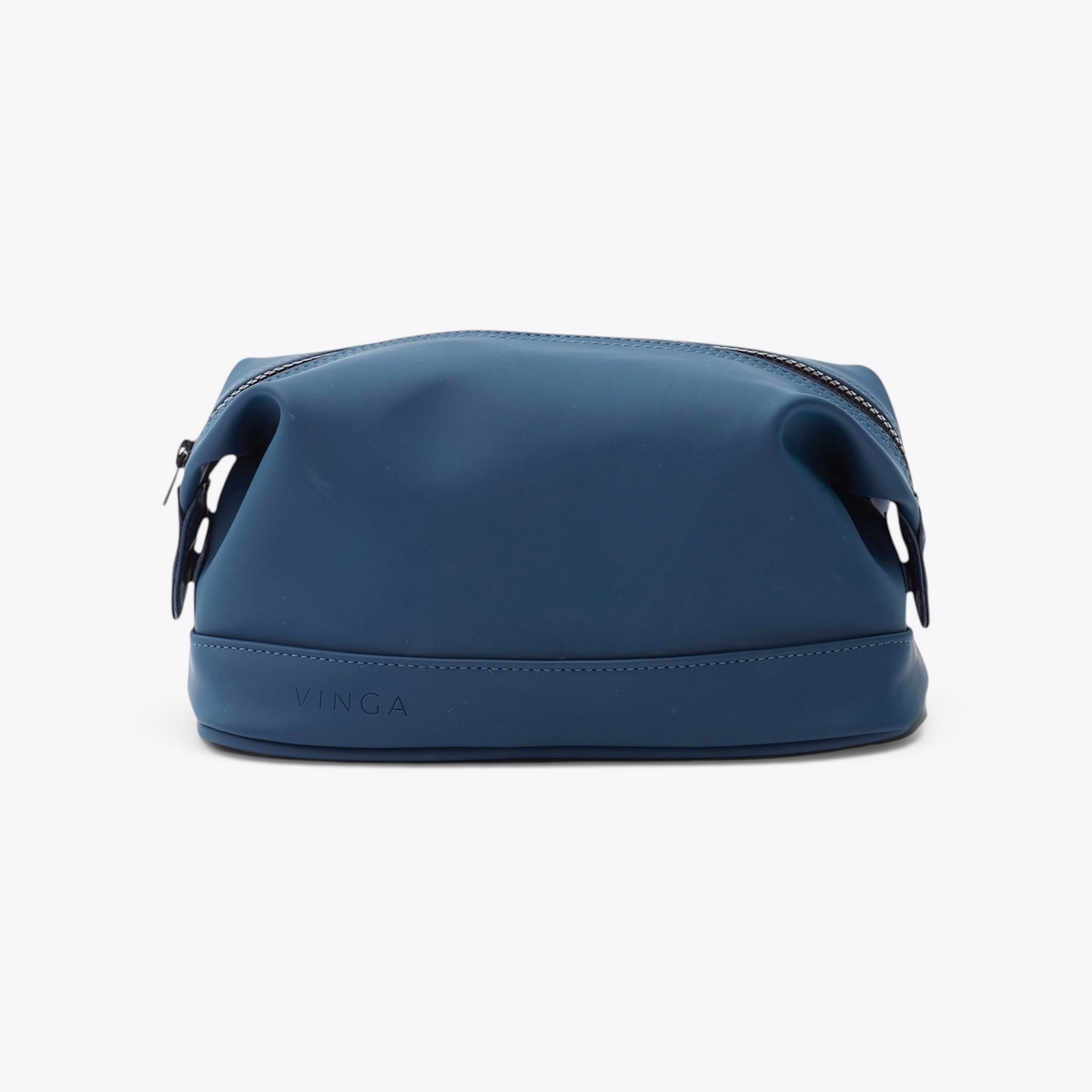 Trousse de toilette imperméable bleue, vue de face