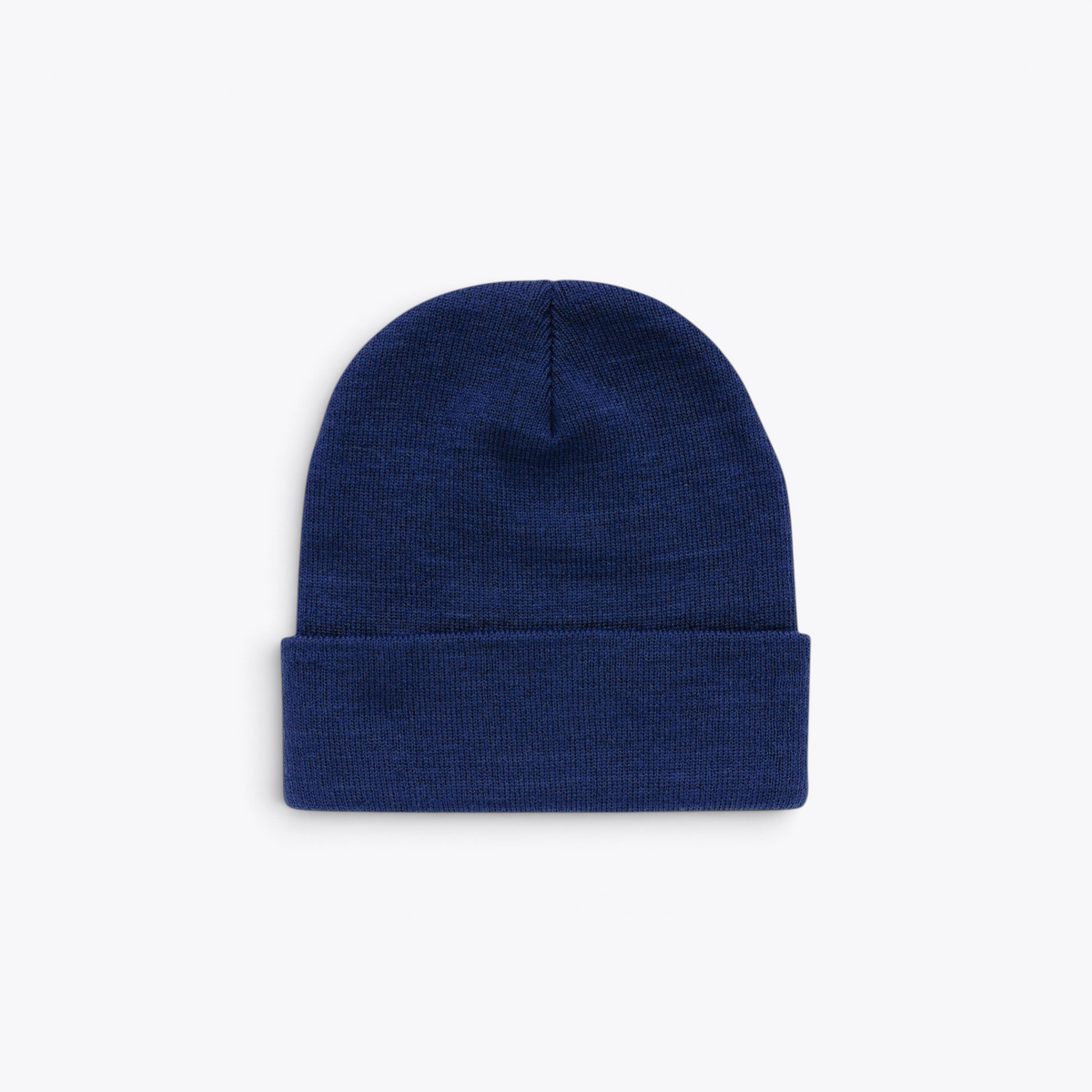 Bonnet unisexe bleu marine, vue de face
