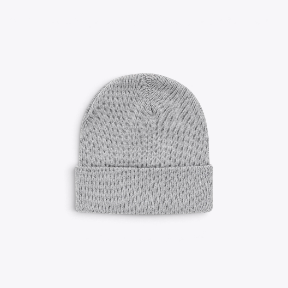 Bonnet unisexe gris, vue de face
