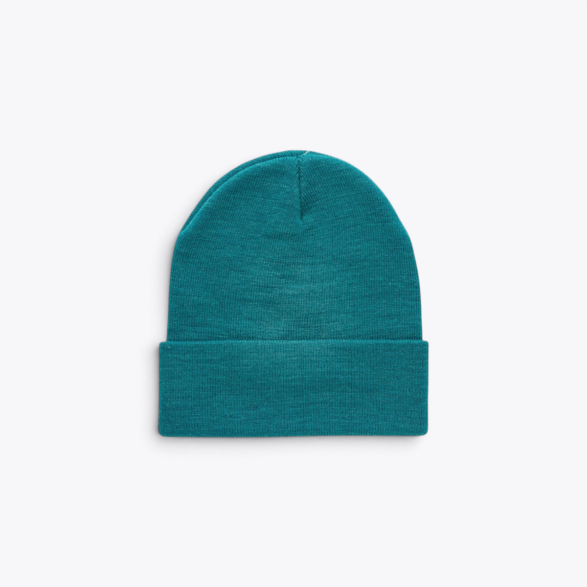 Bonnet unisexe turquoise, vue de face