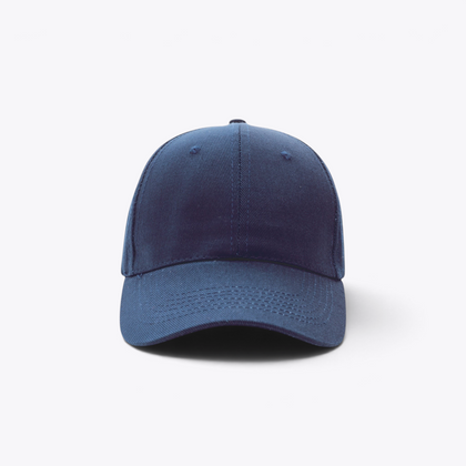 Casquette bleu marine, vue de face