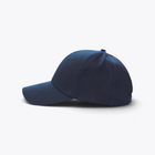 Casquette bleu marine, vue de profil gauche