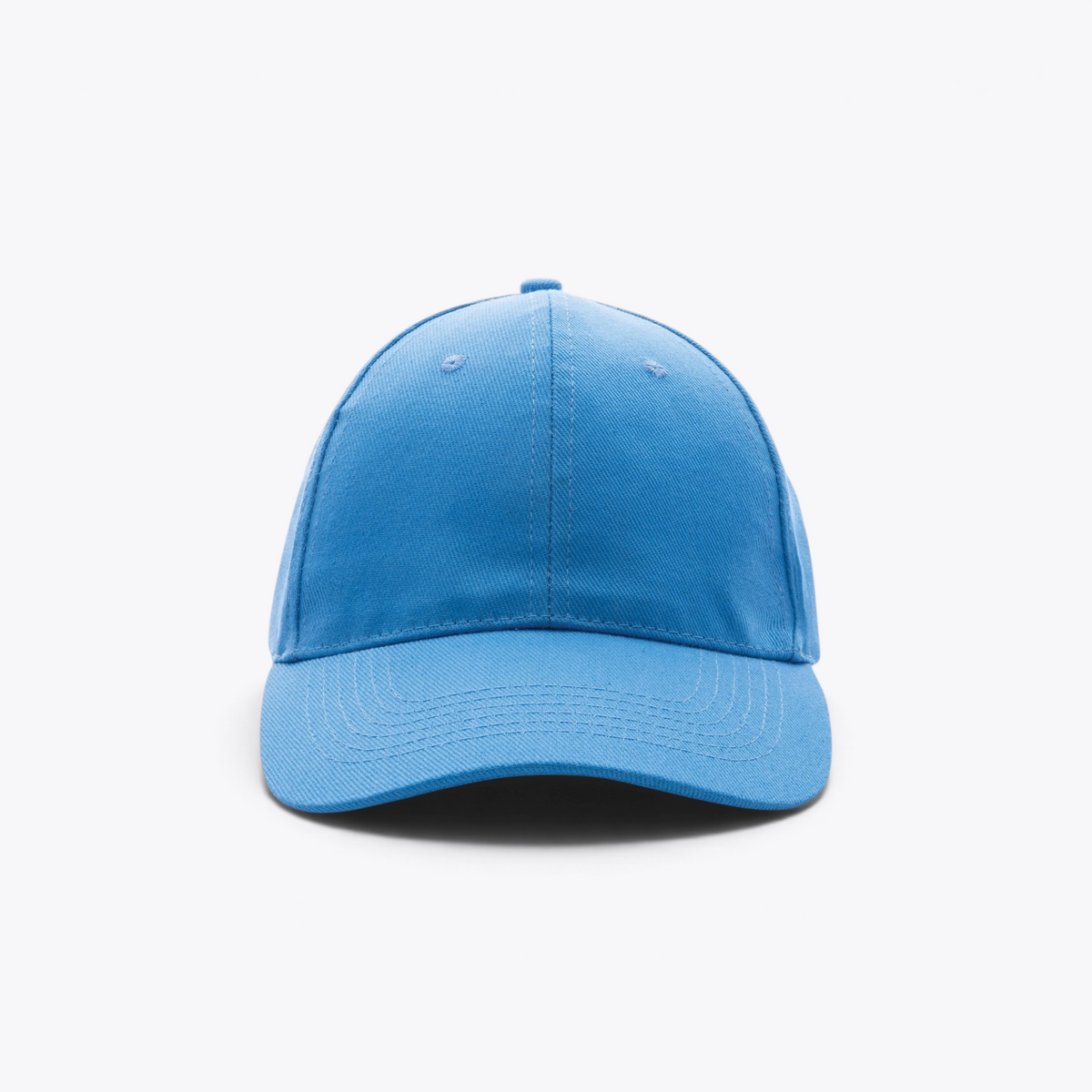 Casquette bleue, vue de face