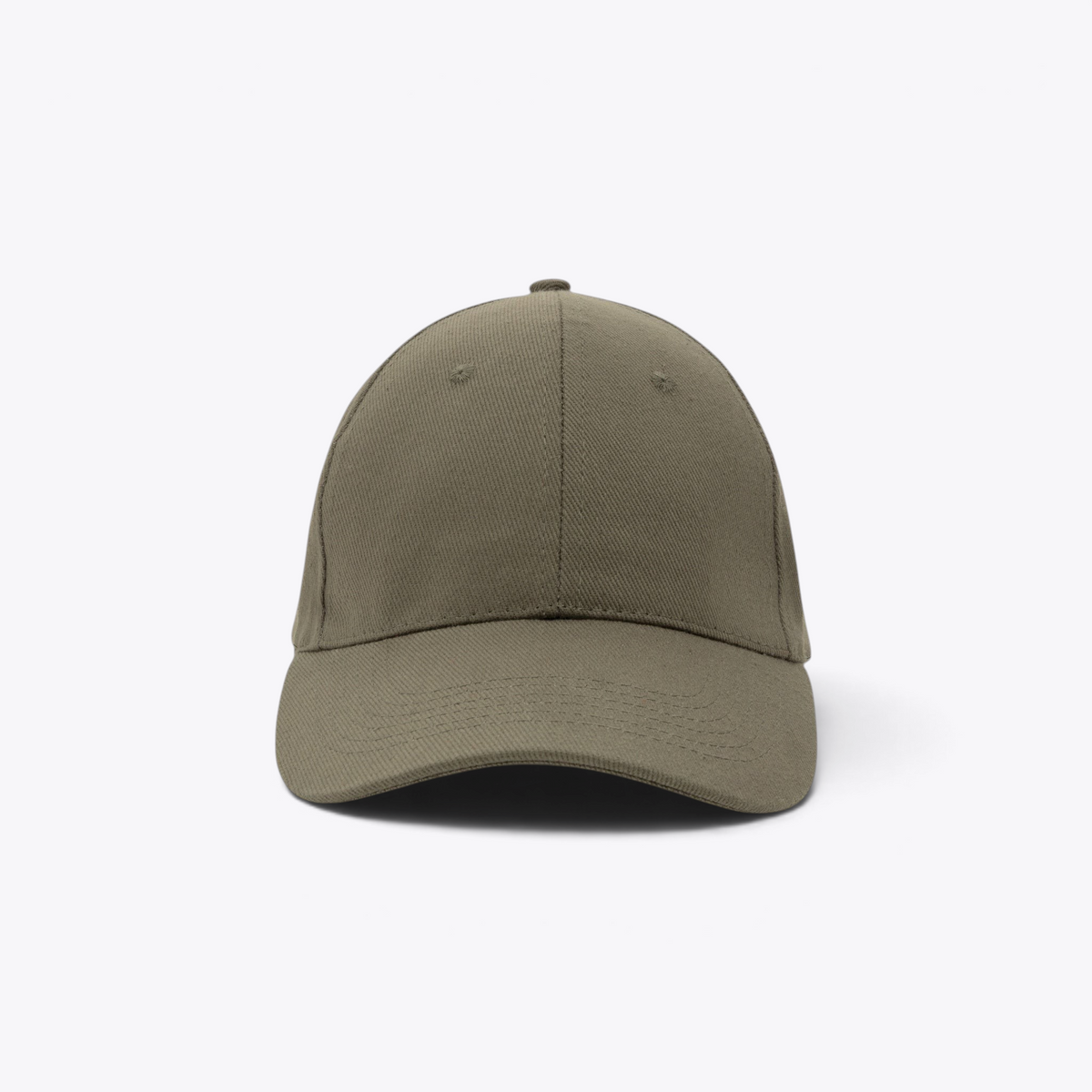 Casquette kaki, vue de face