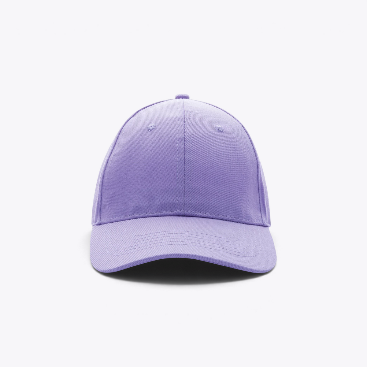 Casquette violette, vue de face