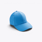 Casquette bleue, vue avant trois quarts