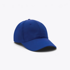 Casquette bleu roi, vue avant trois quarts