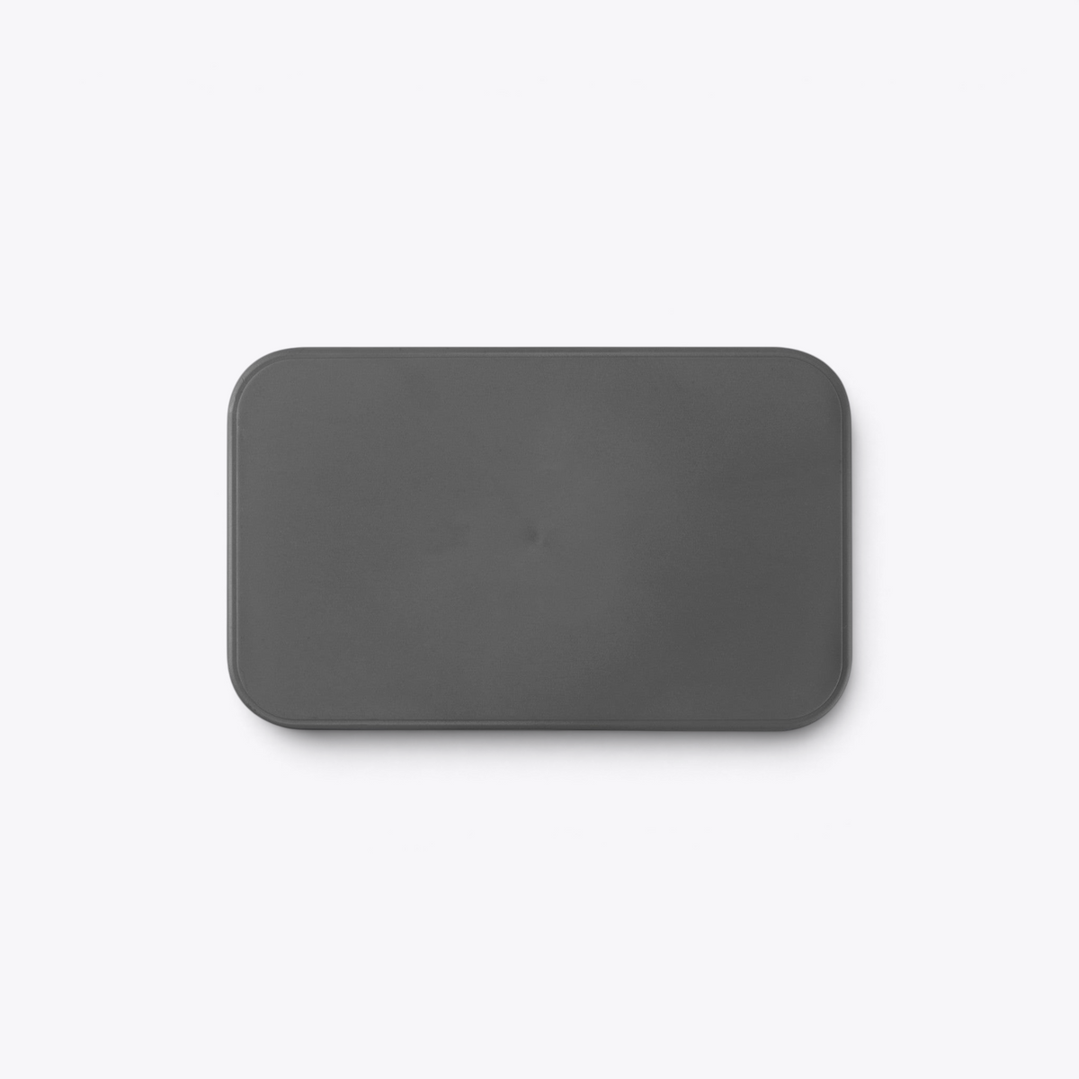Couvercle gris de la lunchbox Bento double, vue de dessus