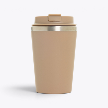 Mug isotherme Java grège, vue de face