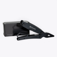 Mini outil multifonction Gear X noir ouvert avec son coffret