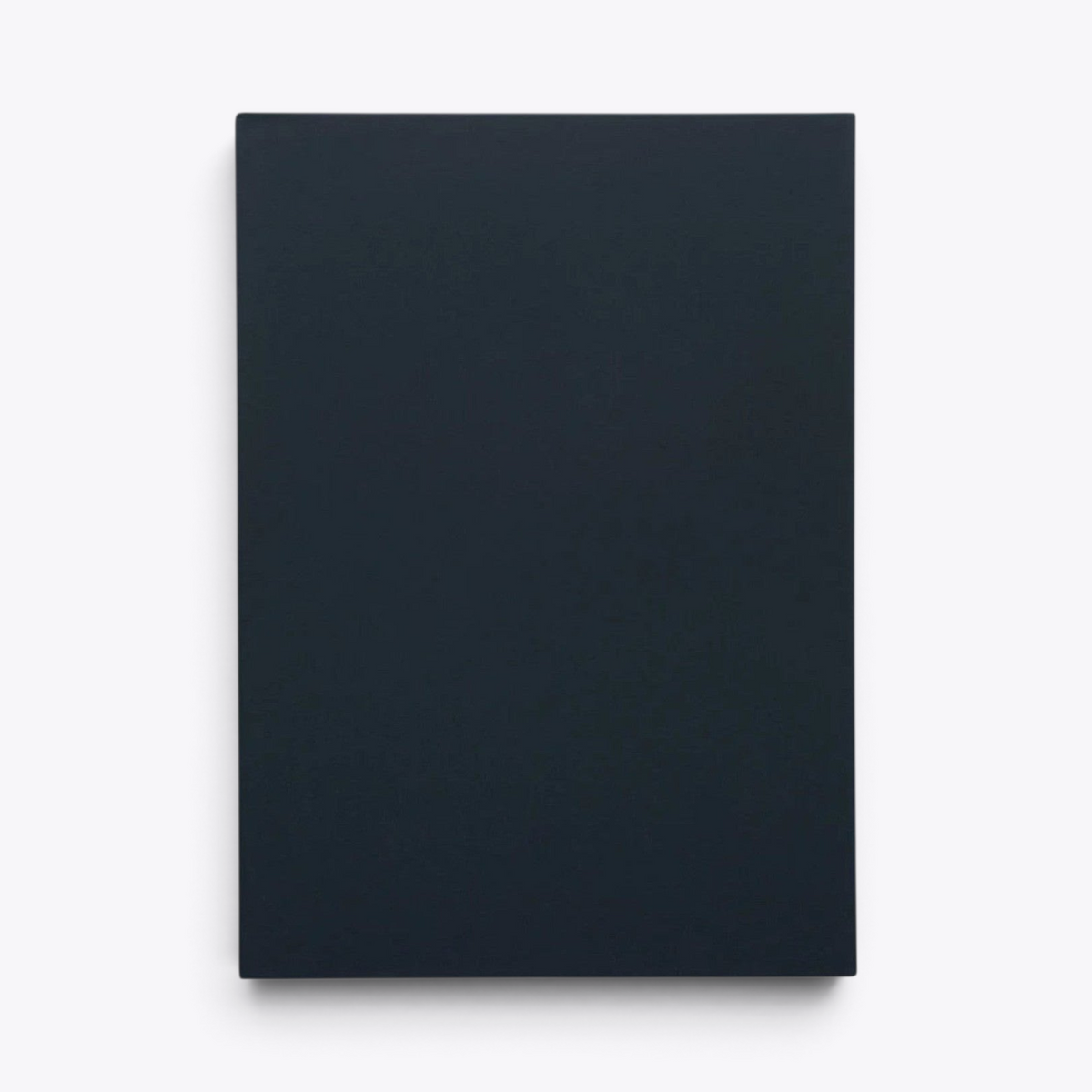 Carnet A5 bleu marine fermé, vue arrière