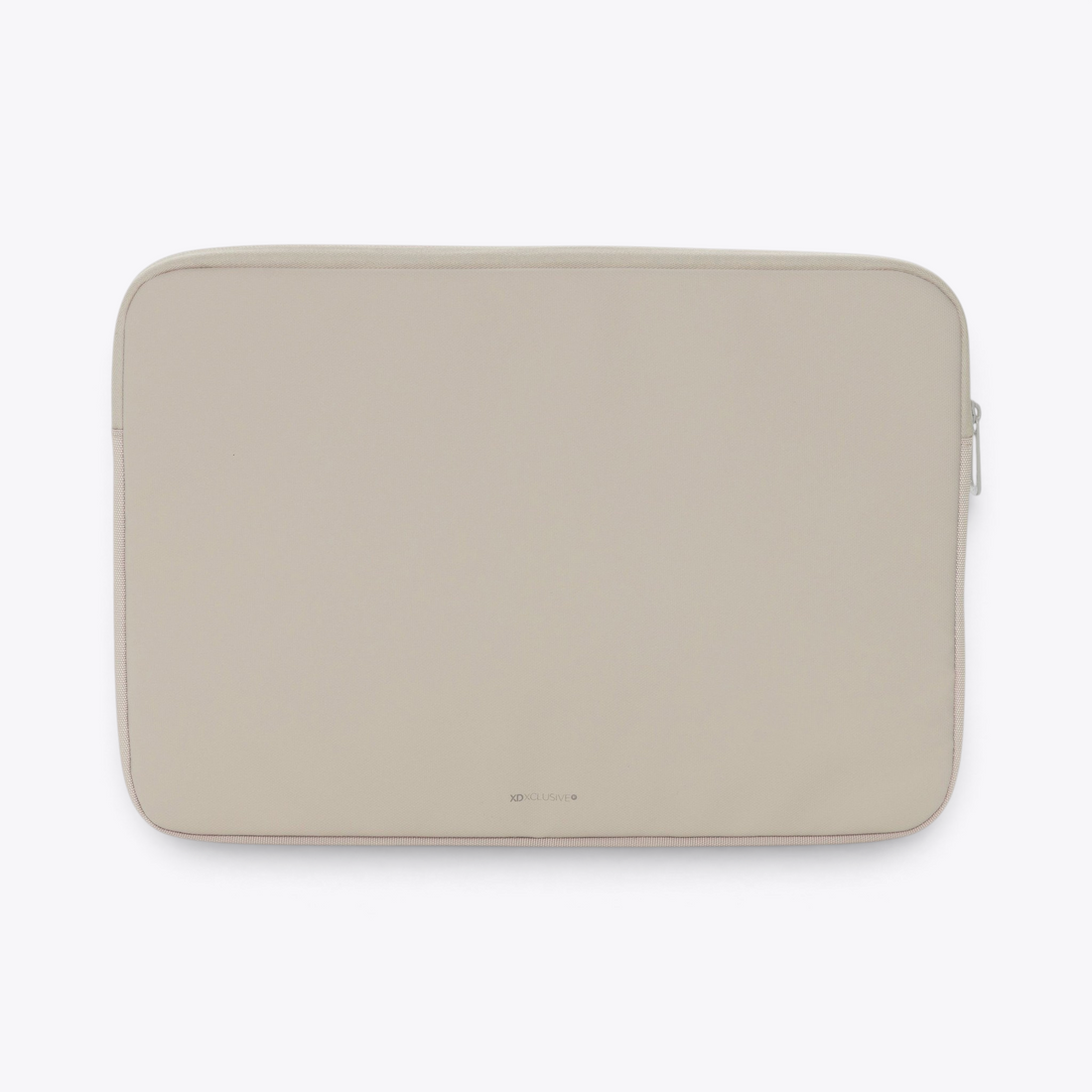 Pochette d’ordinateur beige, vue arrière