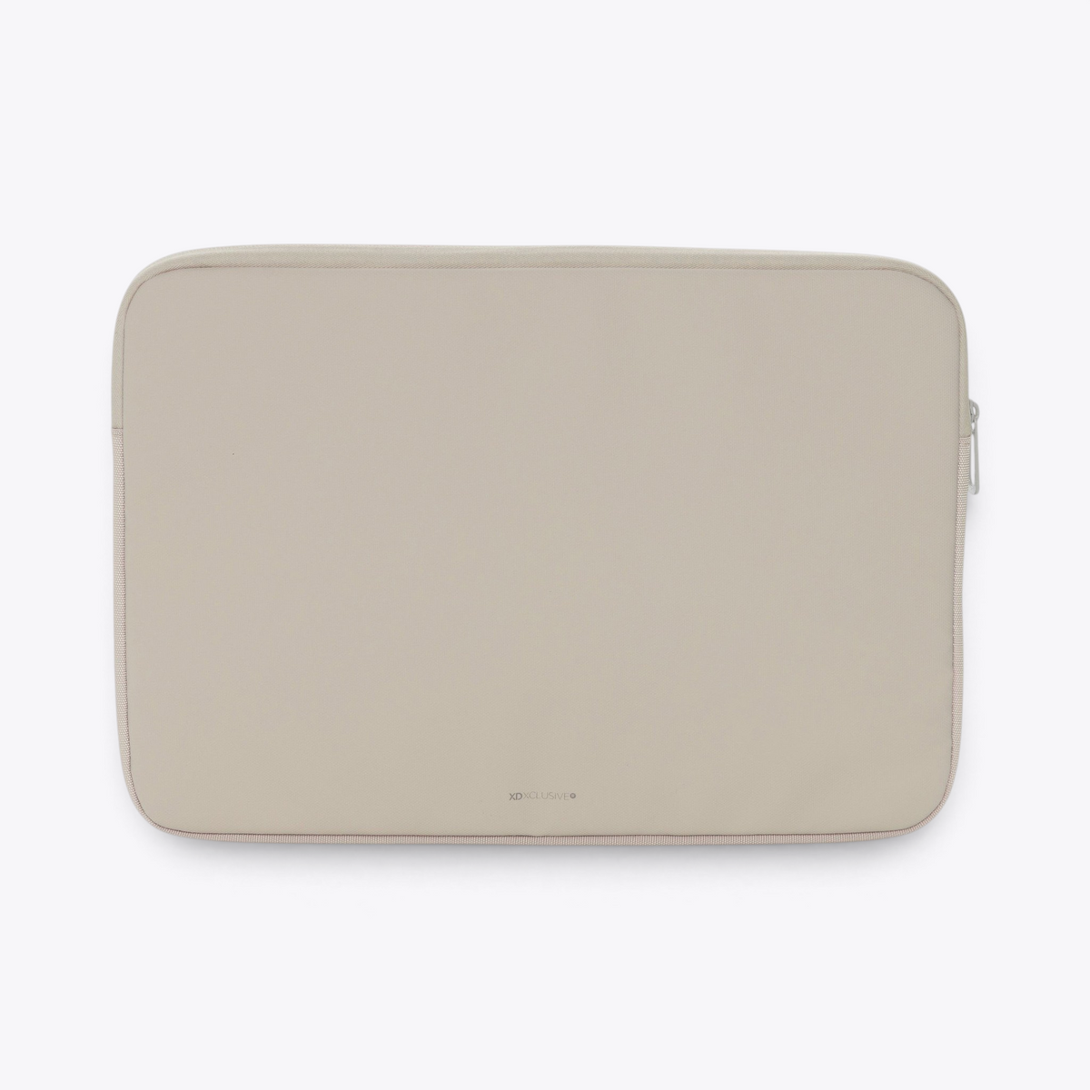 Pochette d’ordinateur beige, vue arrière