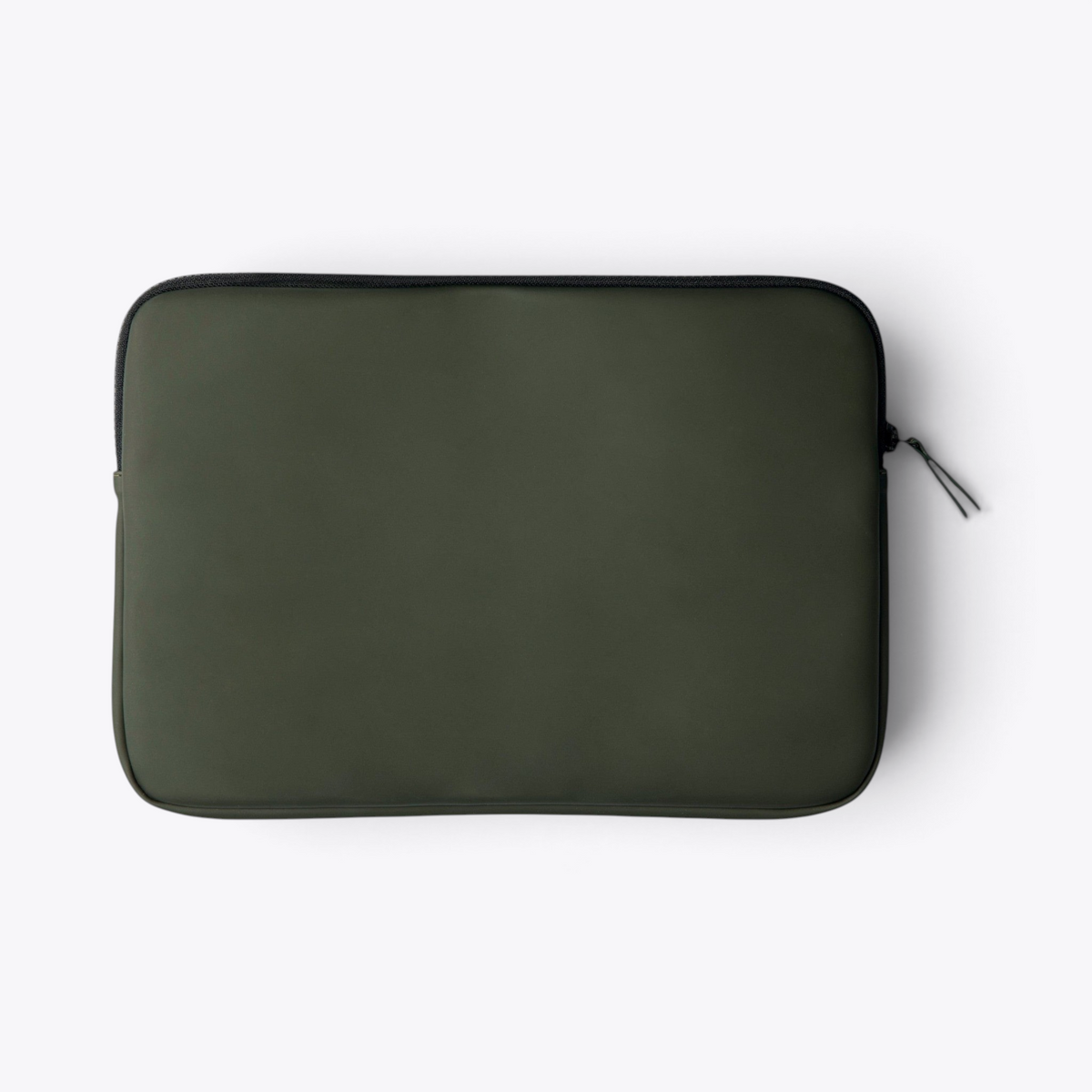 Pochette d’ordinateur kaki, vue arrière