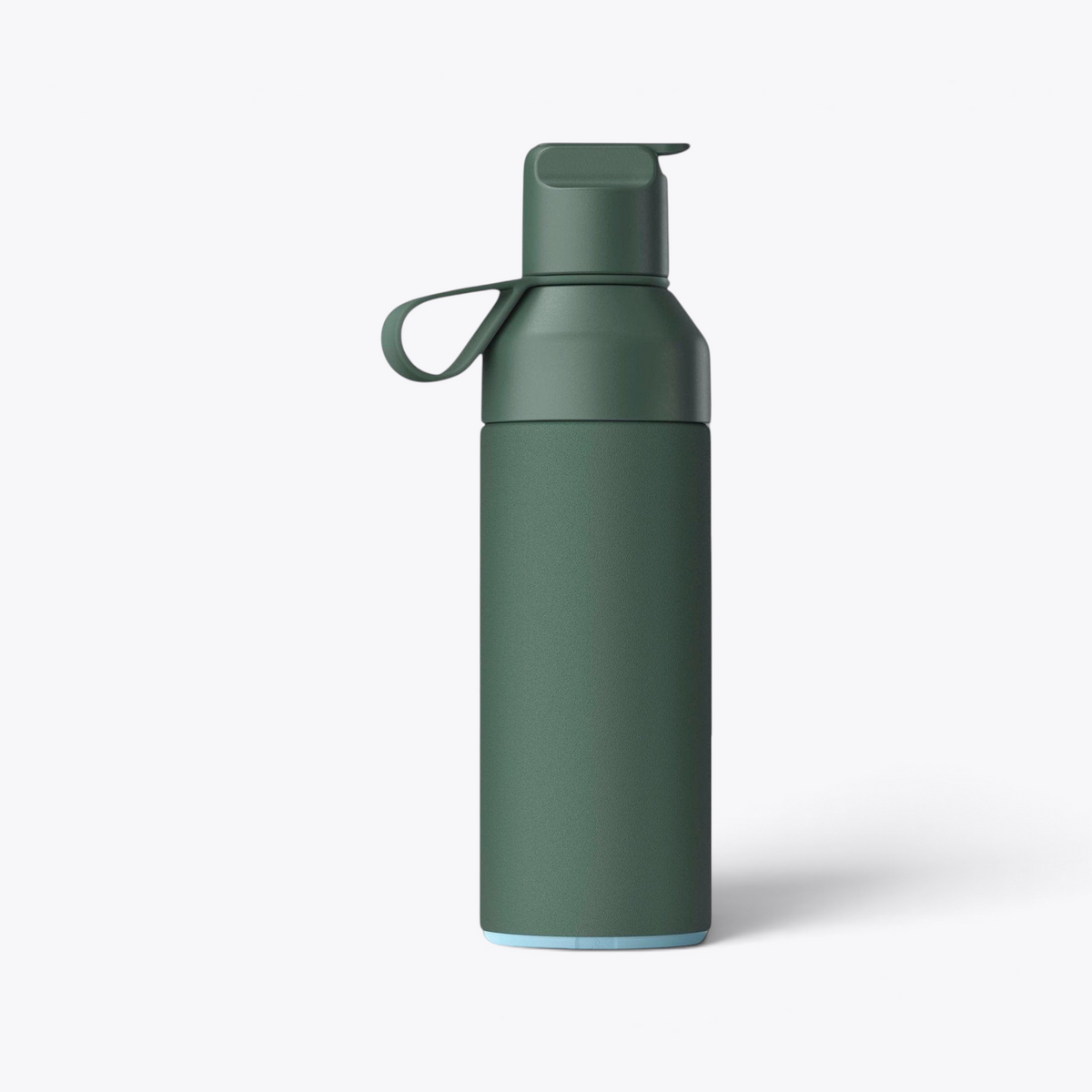 Bouteille 3-en-1 Ocean Bottle verte, vue arrière