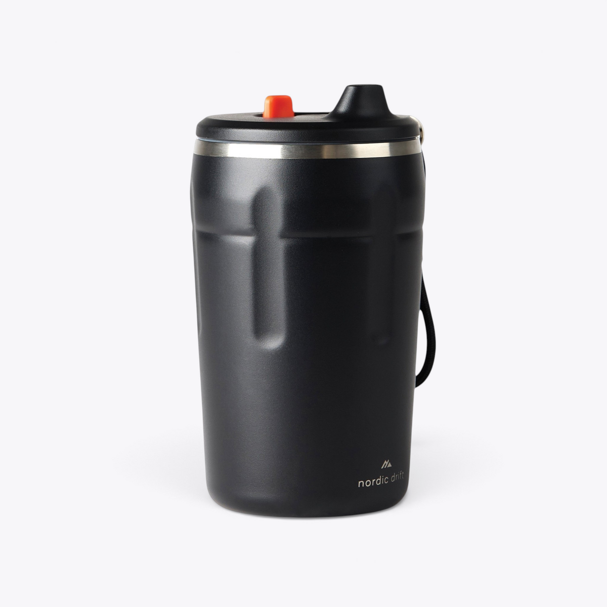 Tasse à café étanche 350ml Nordic Drift Trail RCS noir, vue arrière