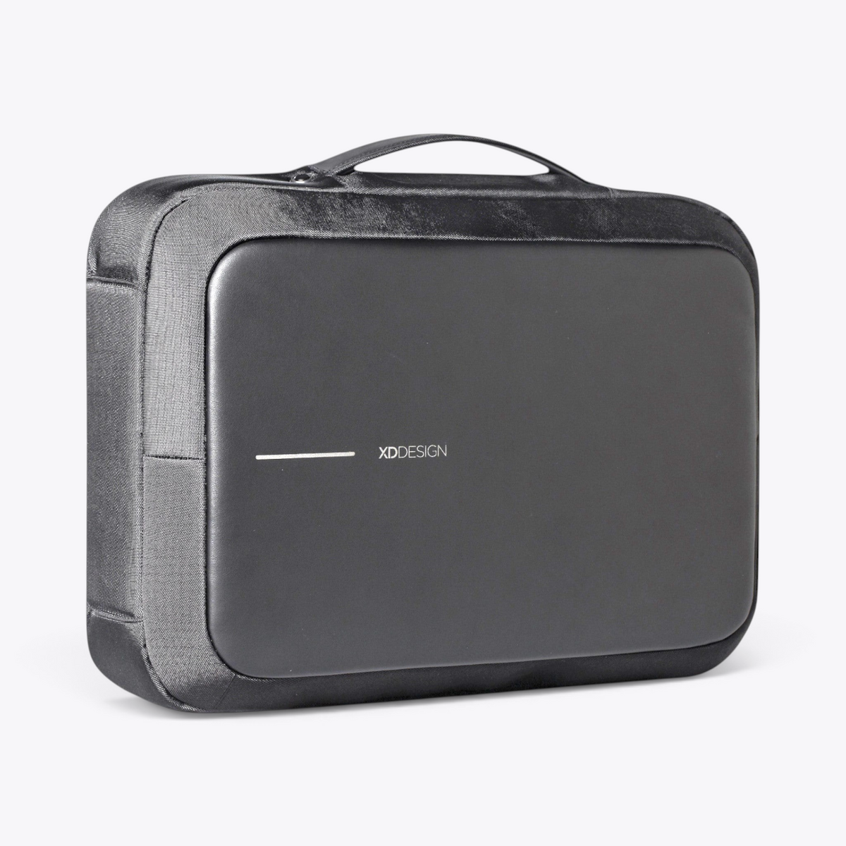 Bobby Bizz 2.0 sac à dos et sacoche antivol noir, vue en mode sacoche