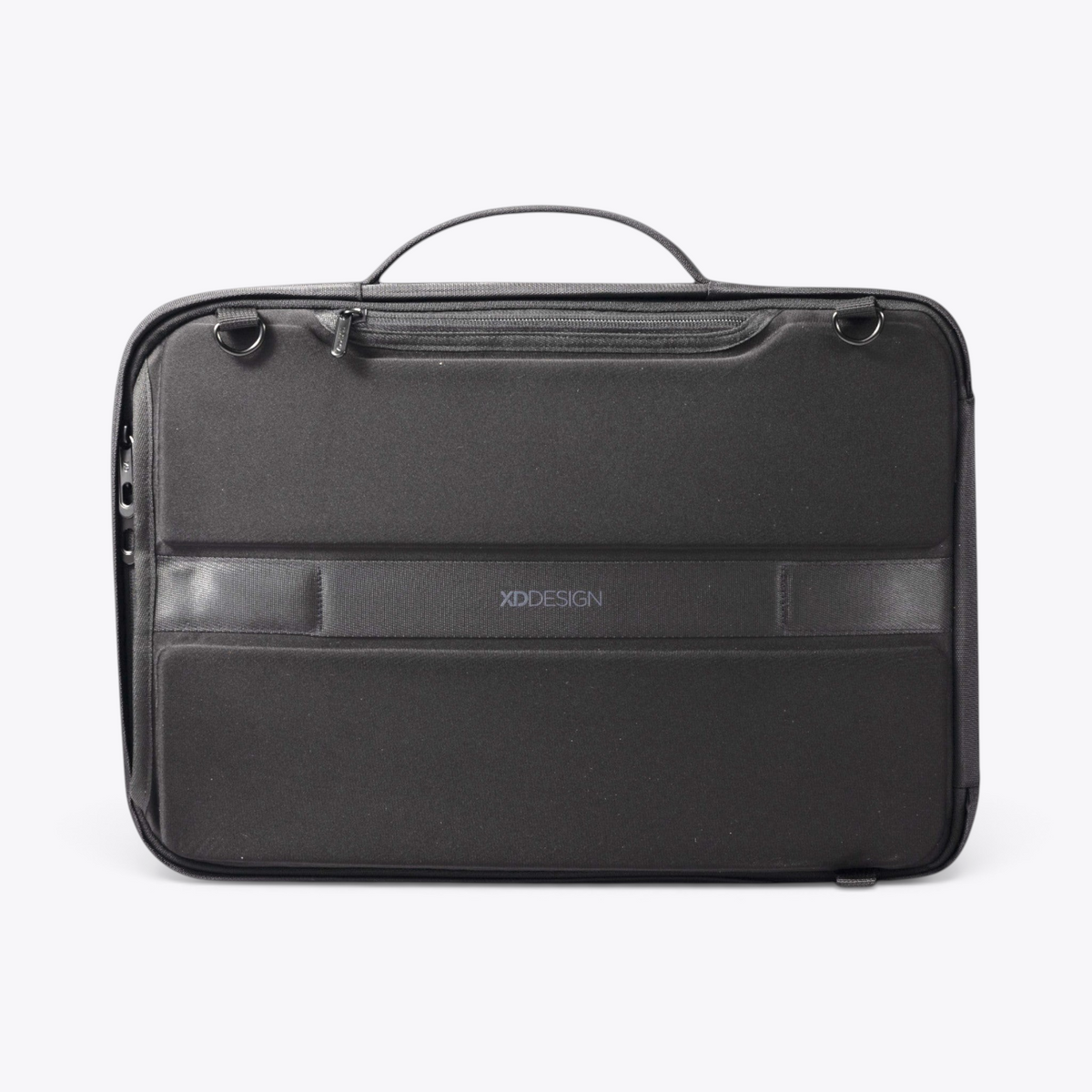 Bobby Bizz 2.0 sac à dos et sacoche antivol noir, vue arrière en mode sacoche