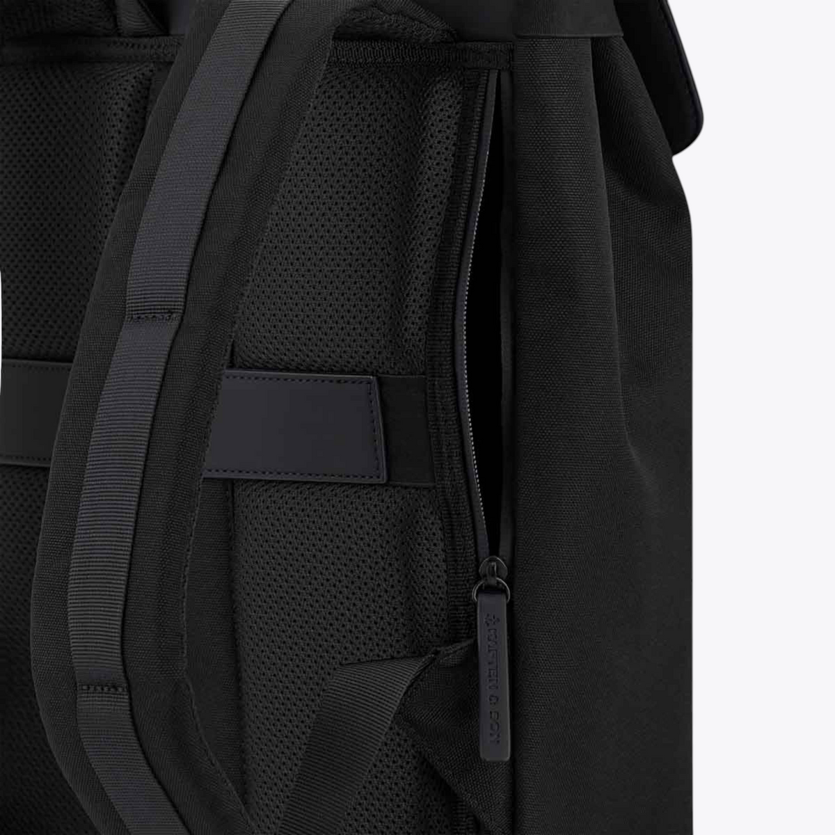 Fyn Kapten & Son noir — détail de la poche antivol