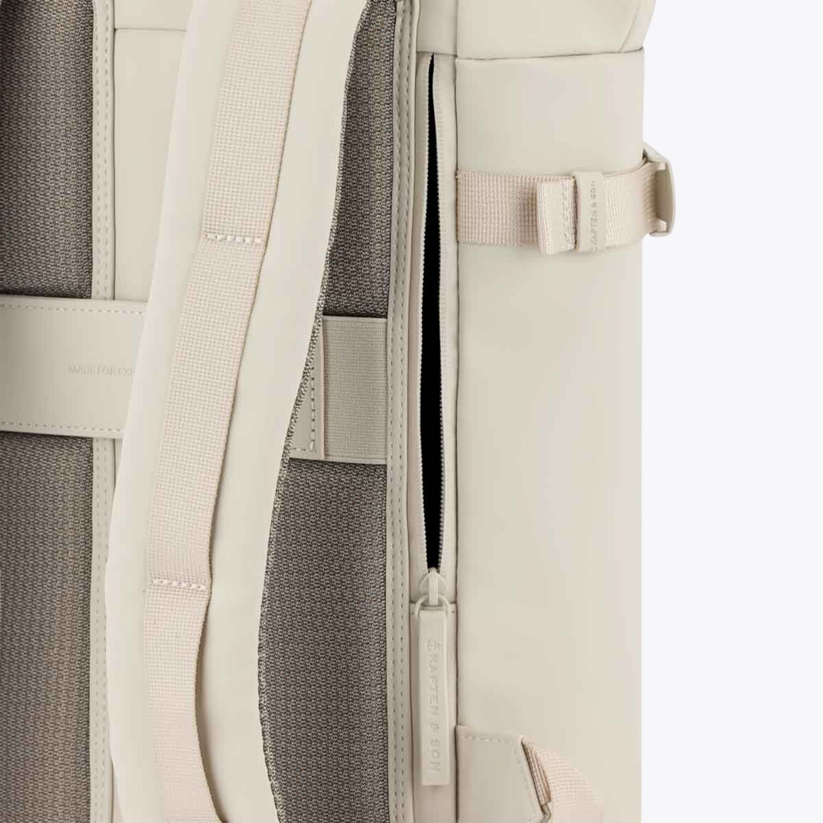 Helsinki Kapten & Son sandstone — détail de la poche antivol