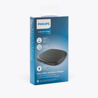 Boîte du chargeur sans fil Philips Qi 10 W noir