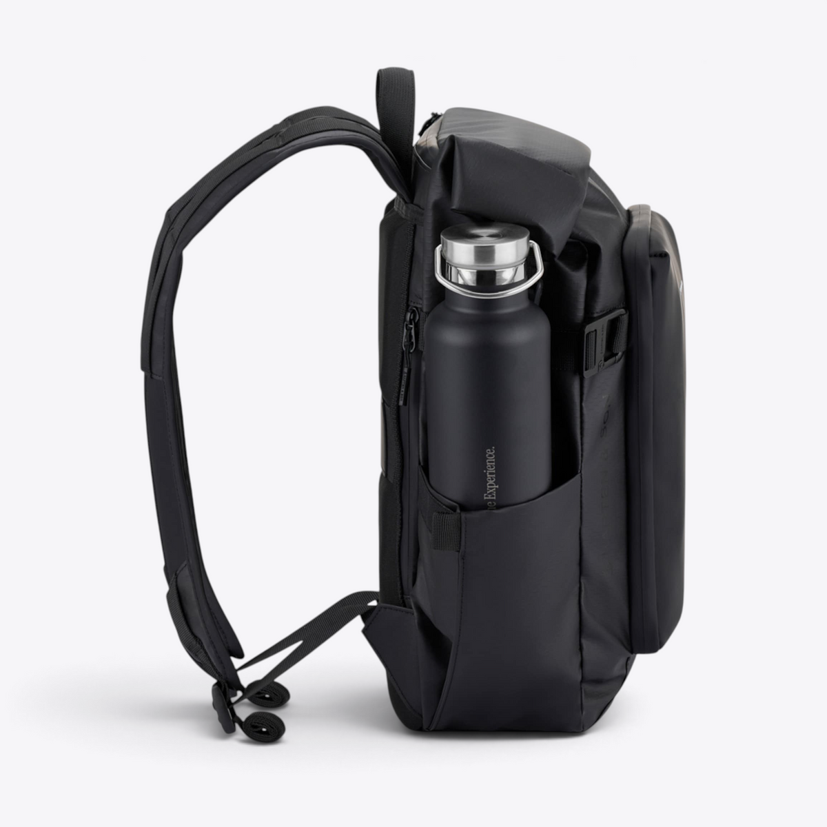 Lisbon Small Kapten & Son noir — vue de profil