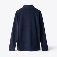 Polaire demi-zip Blåvand H2O marine, vue de dos