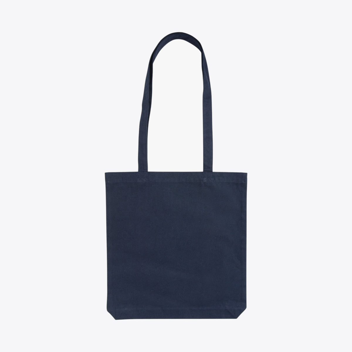 Tote bag bleu marine, vue de face