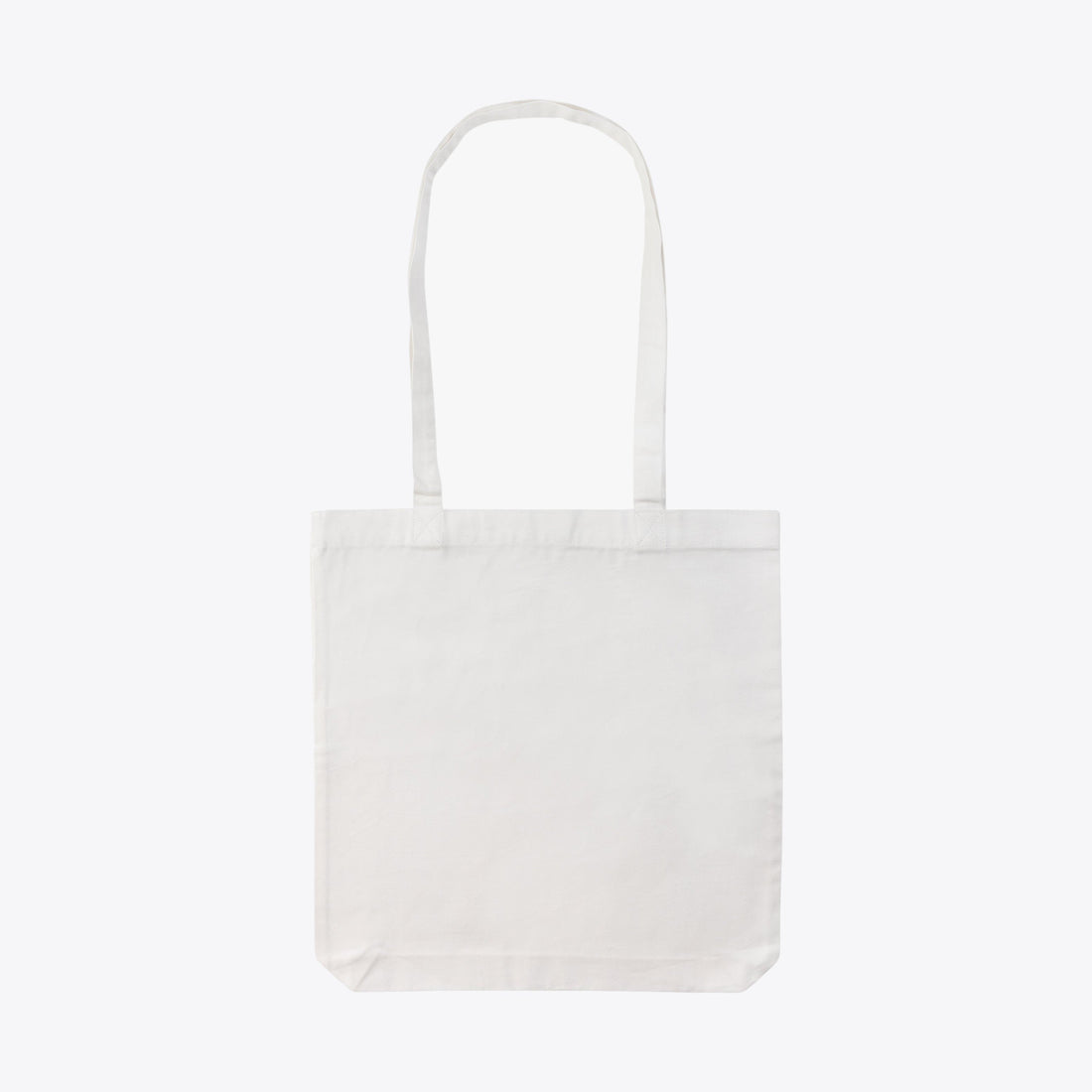 Tote bag blanc, vue de face