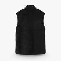 Gilet polaire sans manches Langli H2O noir, vue de dos