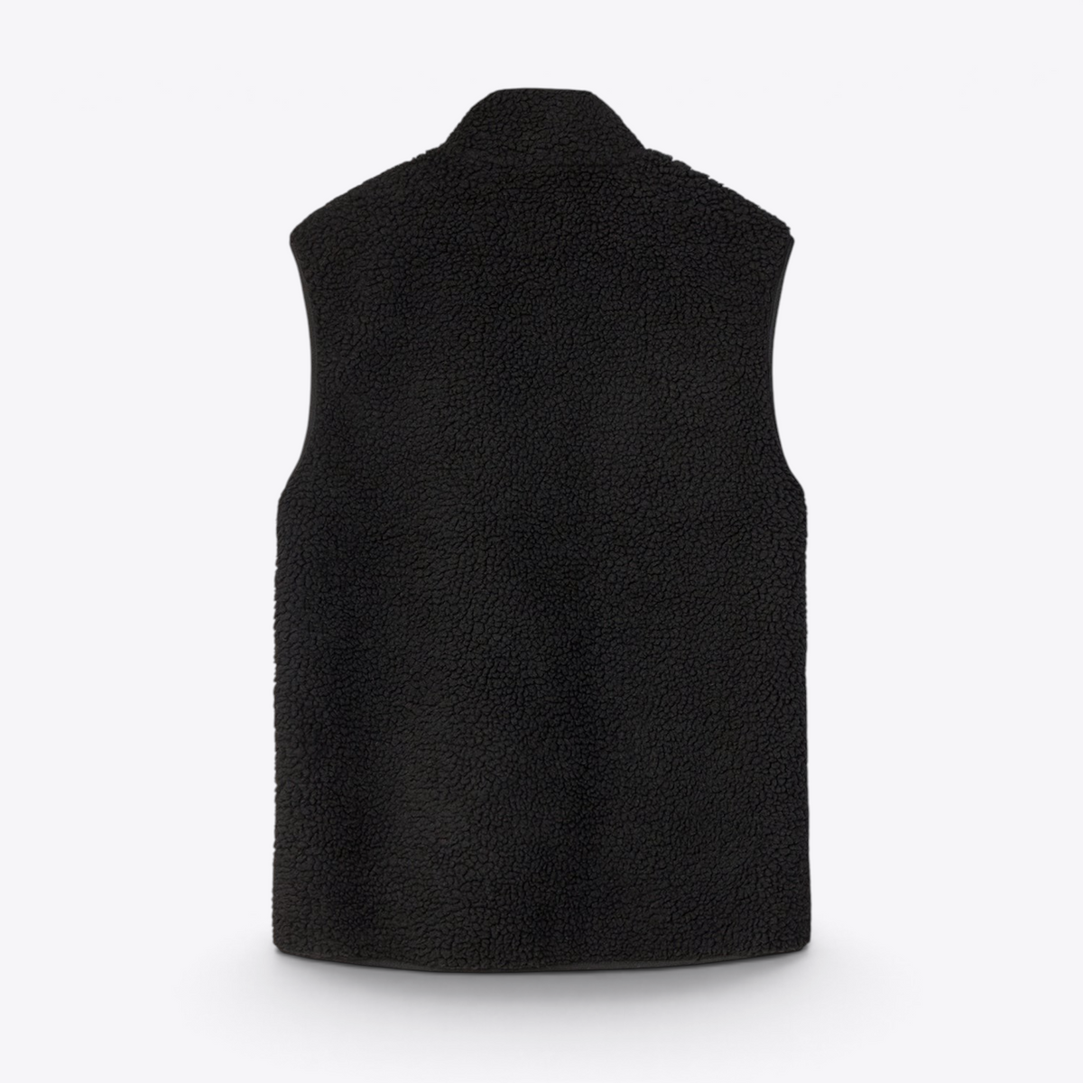 Gilet polaire sans manches Langli H2O noir, vue de dos