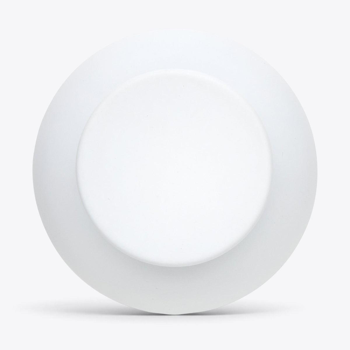 Bouteille isotherme inox recyclé 500 ml blanc — vue du dessus du bouchon