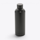 Bouteille isotherme inox recyclé 500 ml gris — vue légèrement en plongée