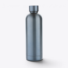 Bouteille isotherme inox recyclé 500 ml bleu clair — vue de face