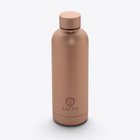 Bouteille isotherme inox recyclé 500 ml marron — exemple de personnalisation