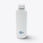 Bouteille isotherme inox recyclé 500 ml blanc — exemple de personnalisation