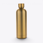 Bouteille isotherme inox recyclé 500 ml doré — vue de face