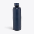 Bouteille isotherme inox recyclé 500 ml bleu — vue de face