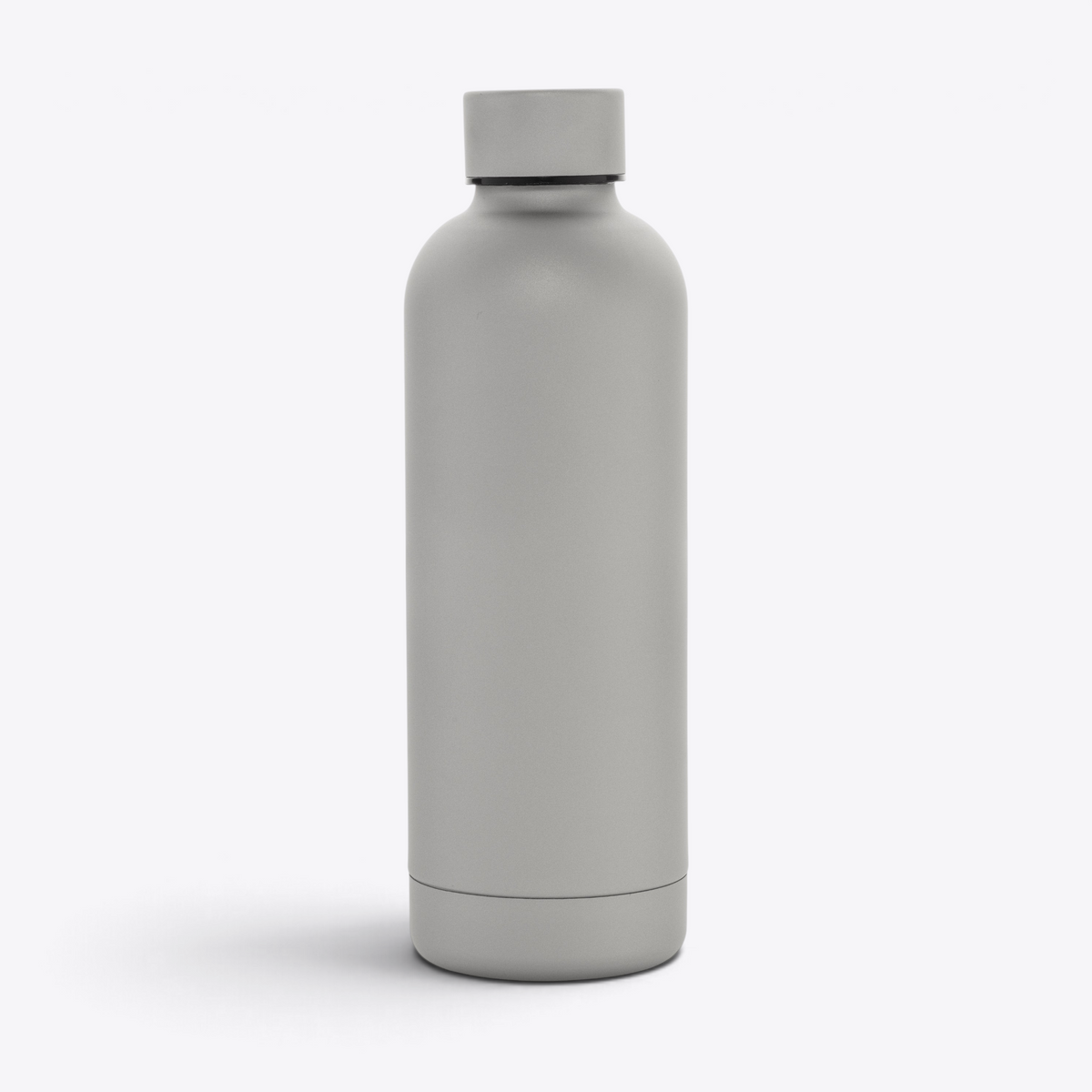 Bouteille isotherme inox recyclé 500 ml argent — vue de face