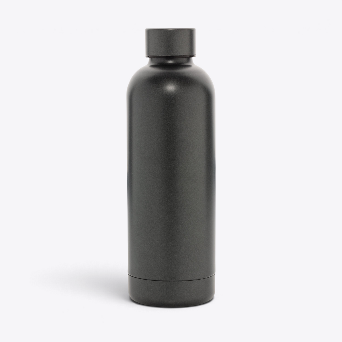 Bouteille isotherme inox recyclé 500 ml gris — vue de face