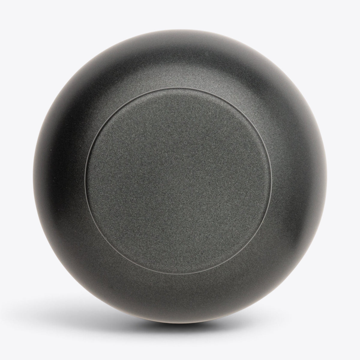 Bouteille isotherme inox recyclé 500 ml gris — vue du dessus du bouchon