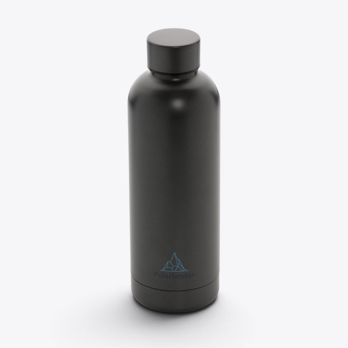 Bouteille isotherme inox recyclé 500 ml gris — exemple de personnalisation