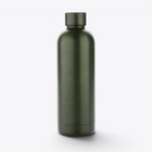 Bouteille isotherme inox recyclé 500 ml vert — vue de face